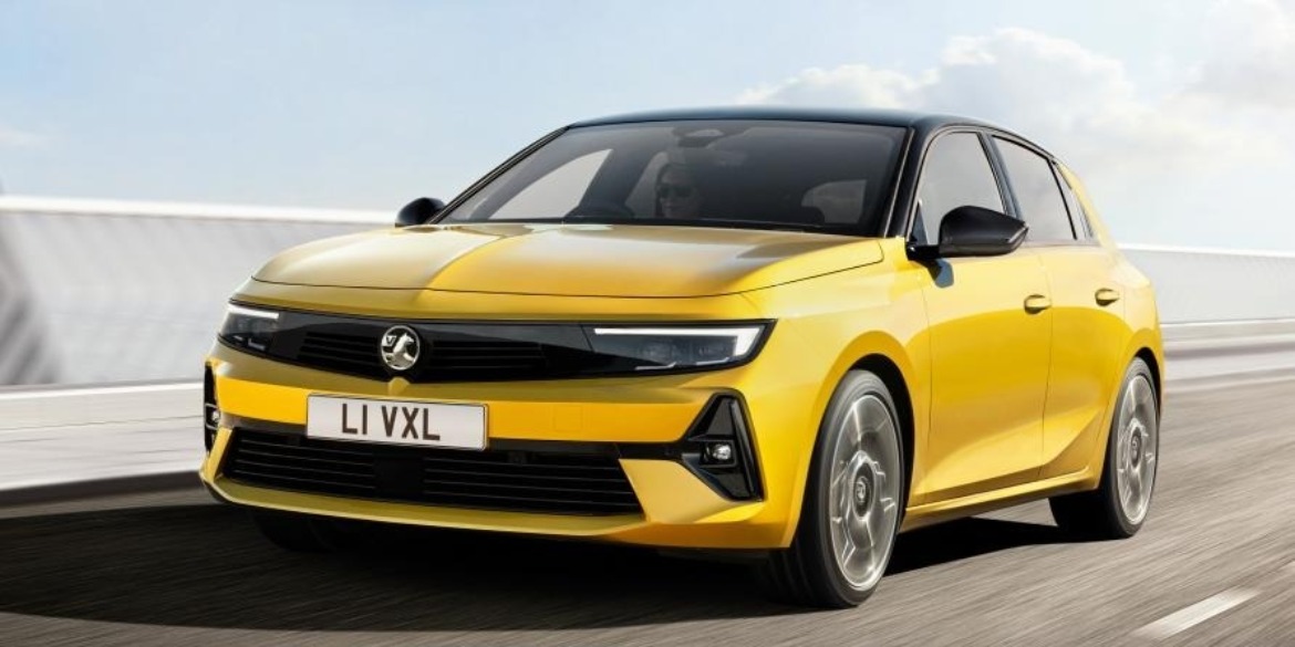 All-New Vauxhall Astra in yellow