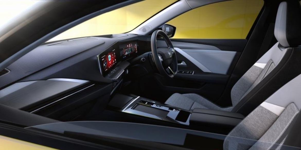 Interior shot of the All-New Vauxhall Astra