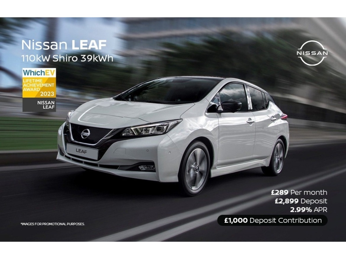 Nissan Leaf New Car Offer Essex Basildon Southend